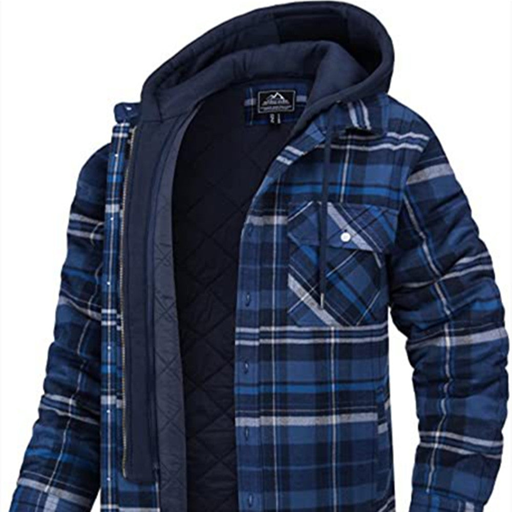 FERENO™ – MEN’S PLAID HOODED JACKET