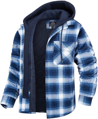 FERENO™ – MEN’S PLAID HOODED JACKET