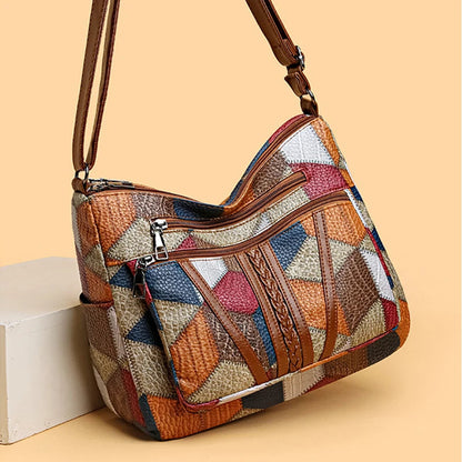 SIERRA - PATCHWORK SHOULDER BAG
