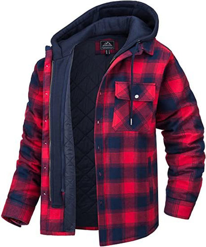 FERENO™ – MEN’S PLAID HOODED JACKET