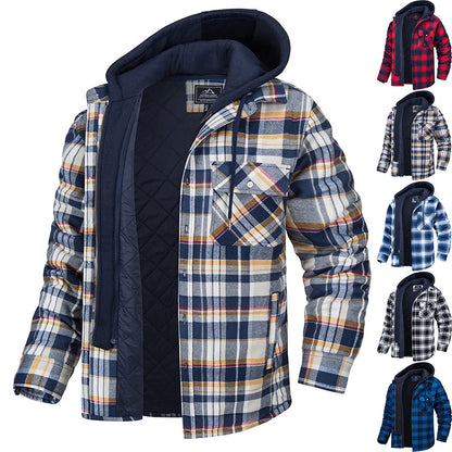 FERENO™ – MEN’S PLAID HOODED JACKET