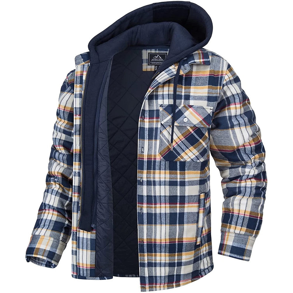 FERENO™ – MEN’S PLAID HOODED JACKET