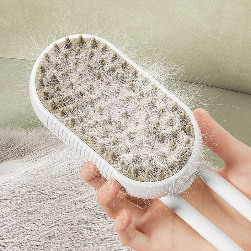 Cat Steam Brush For Pet Grooming